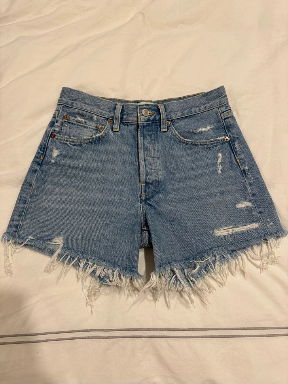 NEW agolde Parker long shorts 24